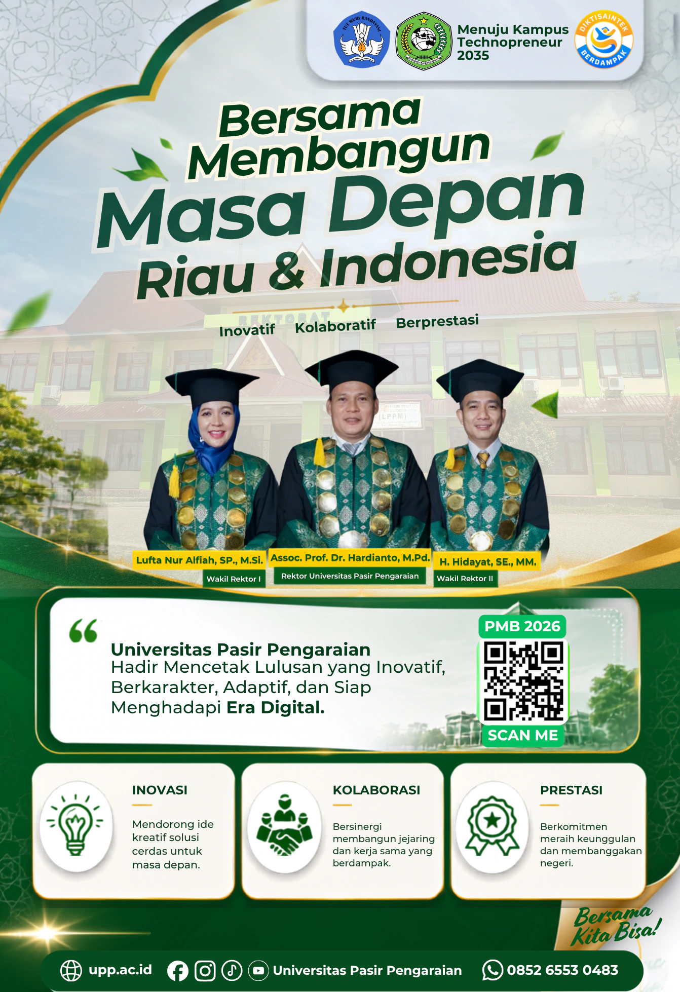 UPP Teguhkan Komitmen Cetak Lulusan Inovatif dan Siap Hadapi Era Digital